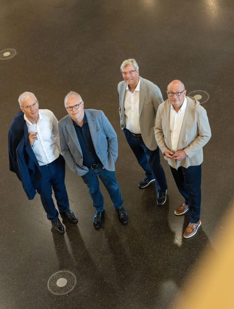 Strategieberatung und Projektbegleitung ist ihr Metier: die 4 Geschäftsführer von quadrat4